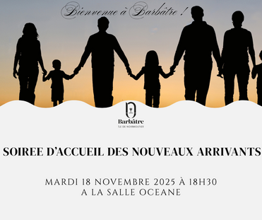 2025 - soirée nouveaux arrivants