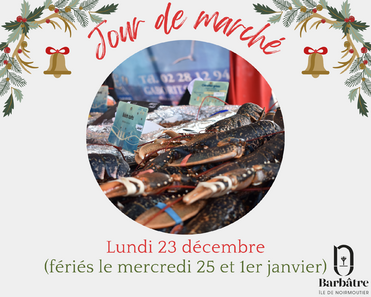 Marché vacances de Noël